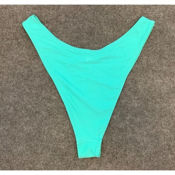 Fabletics Bikini Bottom Womens L (32-34) High Cut Swim Brief Beach Pool - Picture 2 of 7